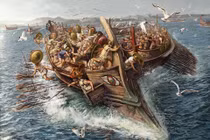 Trận thủy chiến đẫm máu nhất lịch sử thế giới cổ đại