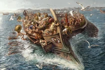 Trận thủy chiến đẫm máu nhất lịch sử thế giới cổ đại