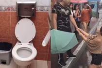 Phát hiện bí mật tày trời của vợ trong nhà vệ sinh