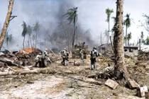 Ảnh màu độc về chiến trường Thái Bình Dương thời Thế chiến II (1)