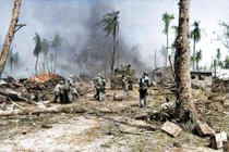 Ảnh màu độc về chiến trường Thái Bình Dương thời Thế chiến II (1)