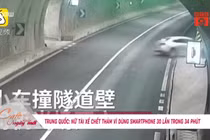 Video: Tài xế chết thảm vì dùng smartphone 30 lần trong 34 phút 