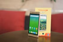 Mở hộp điện thoại Massgo Vi5 - smartphone vỏ kim loại giá 3 triệu