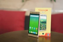 Mở hộp điện thoại Massgo Vi5 - smartphone vỏ kim loại giá 3 triệu