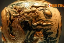 Hình tượng rồng tuyệt mỹ trên món đồ gốm quý nhất VN