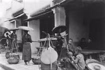 Hình cực độc về hàng quán vỉa hè Hà Nội năm 1896