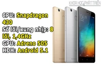 Khám phá điện thoại giá rẻ Xiaomi Redmi 3s