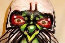  Lạnh người với những mẫu trang điểm khuôn mặt kinh dị, quái gở