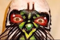  Lạnh người với những mẫu trang điểm khuôn mặt kinh dị, quái gở