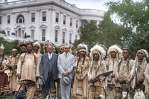 Ảnh lạ về người da đỏ ở Nhà Trắng đầu thế kỷ 20