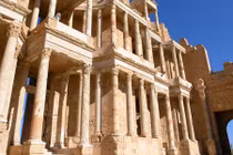 Tàn tích thành phố cổ La Mã tuyệt đẹp ở Libya 