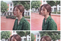 Ngẩn ngơ vì nhan sắc cực phẩm của nữ sinh trong hội “Hotgirl quân sự”