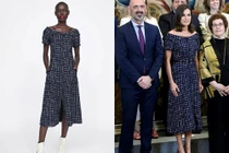 HH Tây Ban Nha xinh đẹp trong chiếc váy bình dân giá 1 triệu đồng