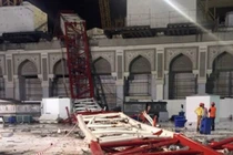 Dự án sập cần cẩu thánh địa Mecca do cty nhà Bin Laden quản lý 