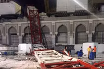Dự án sập cần cẩu thánh địa Mecca do cty nhà Bin Laden quản lý 