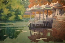 Xứ Huế tuyệt đẹp trong tranh cổ mới công bố (1)