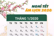 Lịch nghỉ Tết Nguyên đán Canh Tý 2020 chính thức