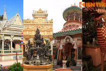 Chiêm ngưỡng ngôi chùa có kiến trúc kỳ lạ nổi tiếng Nam Bộ