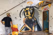 Loạt tranh tường 3D độc lạ, đẹp đến ngỡ ngàng ai xem cũng mê