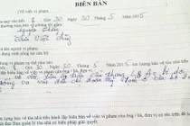 Khối sắt trần thang máy Thăng long Garden rơi, một người bất tỉnh