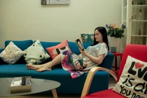 Căn hộ cao cấp xinh xắn và rực rỡ của nữ diễn viên Lan Phương