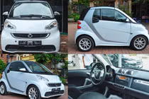 Cận cảnh mui trần “tí hon” Smart ForTwo giá 800 triệu tại VN