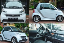 Cận cảnh mui trần “tí hon” Smart ForTwo giá 800 triệu tại VN
