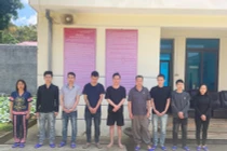 Bắt 9 đối tượng sử dụng hung khí đuổi đánh nhau ở Lai Châu