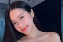 Doãn Hải My khoe vai trần, nhan sắc xinh đẹp dù nghi vấn mang bầu