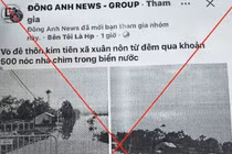  Xử lý quản trị viên nhóm facebook duyệt thông tin sai sự thật về vỡ đê