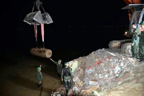 Phát hiện thêm quả bom hơn 1,3 tấn ở cầu Long Biên