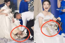 Chu Thanh Huyền tiết lộ Quang Hải chọn sandal đế xuồng cho vợ