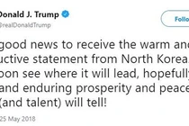 Tổng thống Trump: Thượng đỉnh Mỹ-Triều vẫn có thể diễn ra theo dự kiến