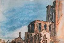 Rùng mình những bức tranh của trùm phát xít Đức Hitler 