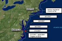 Tàu do thám Nga đang làm gì ở bờ đông nước Mỹ