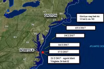 Tàu do thám Nga đang làm gì ở bờ đông nước Mỹ