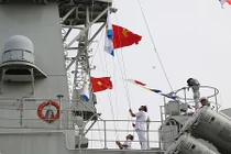 Cận cảnh lễ thượng cờ 2 tàu tên lửa Molniya của Việt Nam