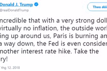 Tổng thống Trump và dòng tweet khiến người Pháp "giận sôi người"