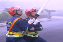 Những người “lính ngự lâm” chữa cháy của Bộ Tổng tham Mưu