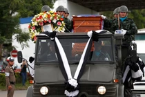 Thi thể cựu đặc nhiệm Thái thiệt mạng được đưa về quê nhà