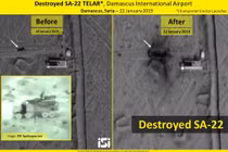 Lộ ảnh vệ tinh hiện trường Pantsir-S1 bị tên lửa Israel phá nát