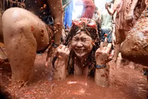 Những khoảnh khắc ấn tượng trong đại chiến cà chua lớn nhất thế giới