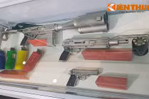 Bất ngờ dàn vũ khí do Công an Việt Nam sản xuất