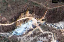 Triều Tiên xây đài quan sát gần bãi thử hạt nhân Pyunggye-ri