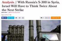Truyền thông Israel cảnh báo "ác mộng" tên lửa S-300 tại Syria