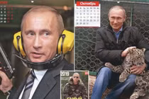 Lịch hình Tổng thống Nga Putin sốt hàng ở Nhật Bản