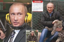 Lịch hình Tổng thống Nga Putin sốt hàng ở Nhật Bản