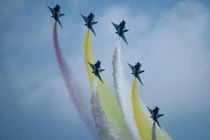 Ấn tượng màn trình diễn nhào lộn trên không tại triển lãm Chu Hải