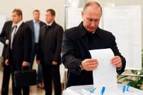 Cử tri Nga bắt đầu bỏ phiếu bầu tổng thống mới