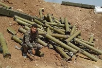 Chỉ có ở Syria:Tên lửa chống tăng bắn như đạn đại liên